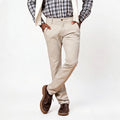 Calça Chino Masculina Sarja Slim Lemier Premium