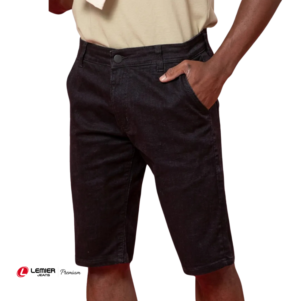 Bermuda Jeans Masculina Premium Confortável | Lemier Premium
