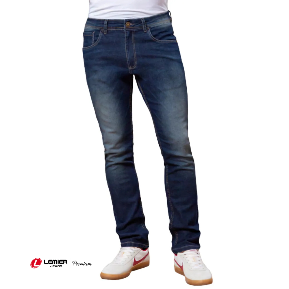 Calça Jeans Masculina Slim Fit Estonada Lemier | Lemier Premium