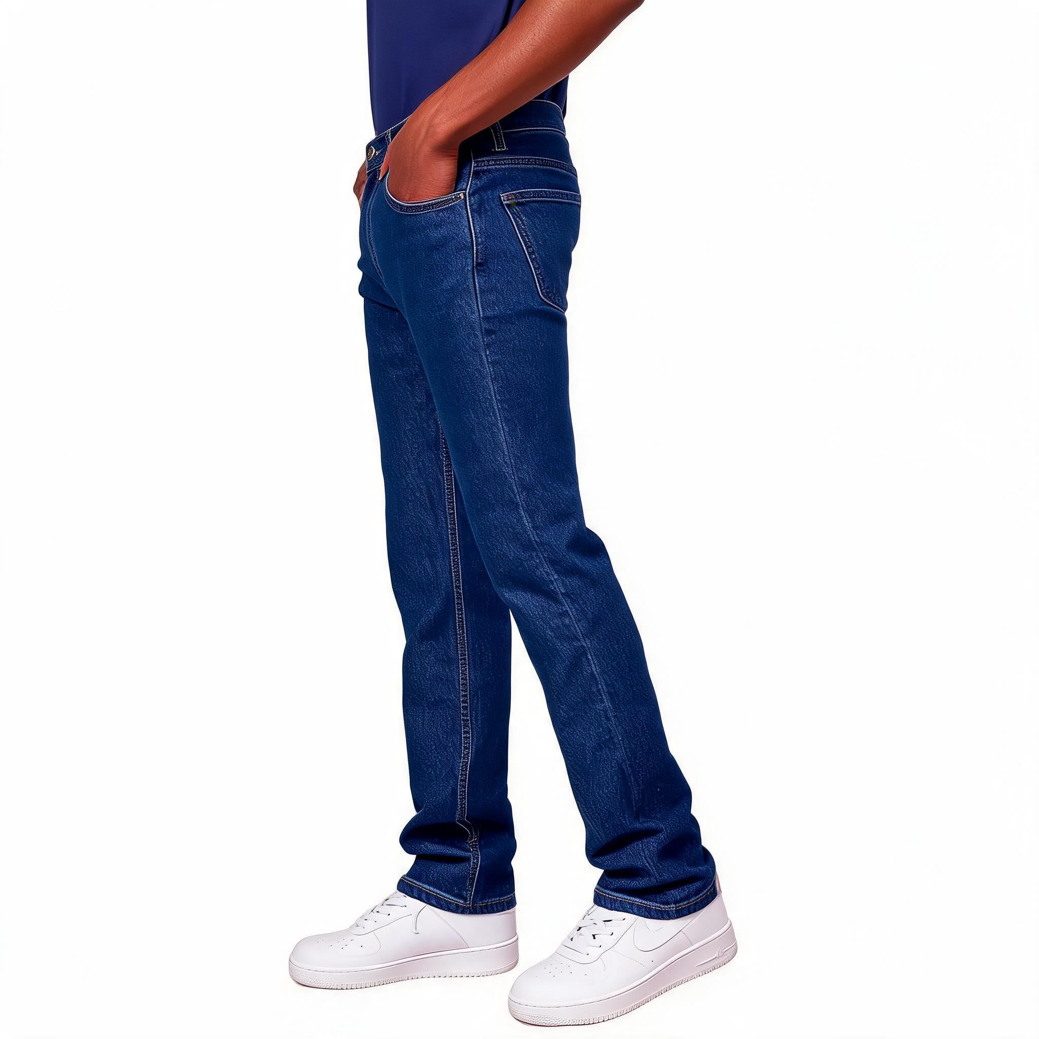 Calça Jeans Masculina Reta Tradicional Lemier Premium