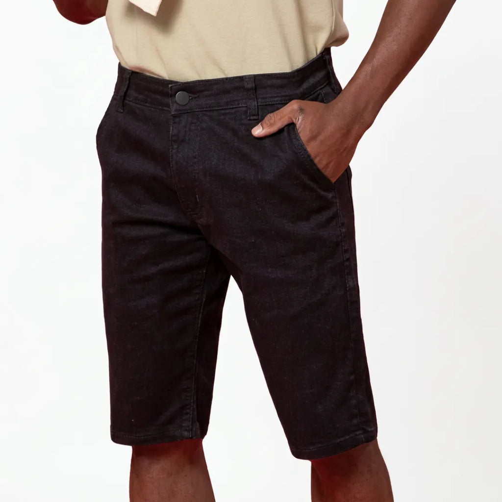 Bermuda Jeans Masculina Premium Confortável | Outlet do Jeans