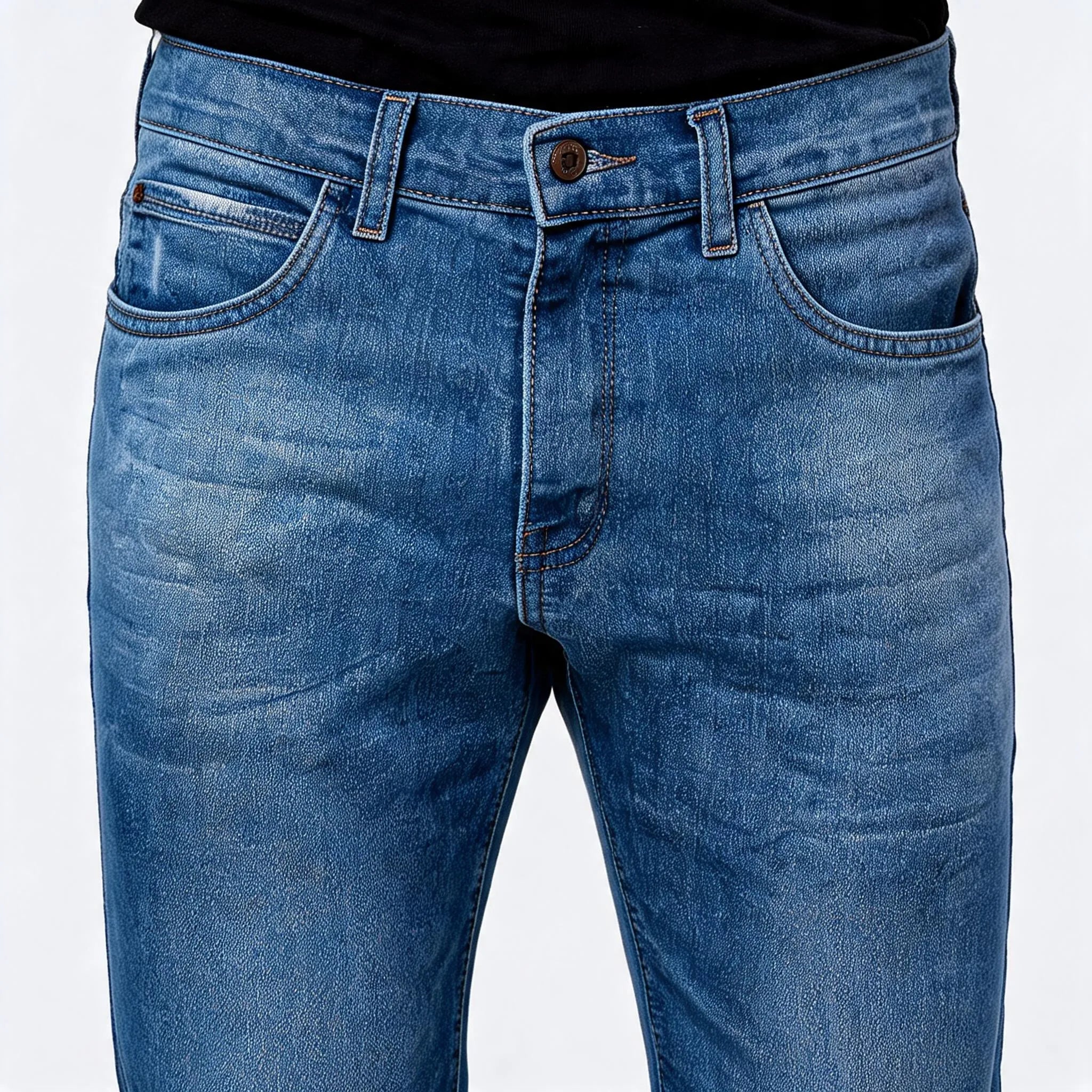 Calça Jeans Masculina Slim Fit Lavagem Intermediária | Lemier Premium