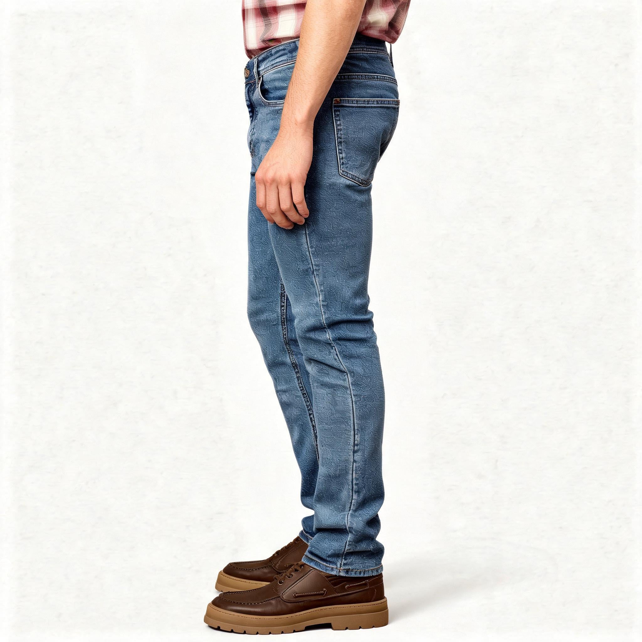 Calça Jeans Masculina Tradicional Básica Lemier Premium