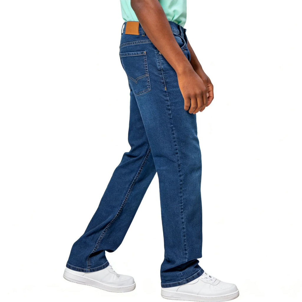 Calça Jeans Masculina Boca Larga Reta Tradicional | Outlet do Jeans