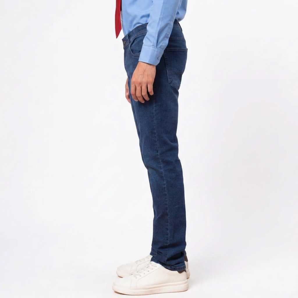 Calça Jeans Masculina Índigo Lavagem Intermediária | Outlet do Jeans