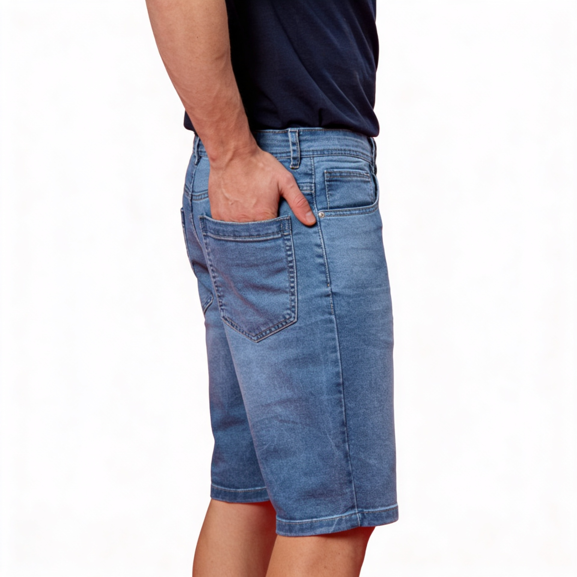 Bermuda Jeans Masculina Clara Tradicional Lemier | Outlet do Jeans