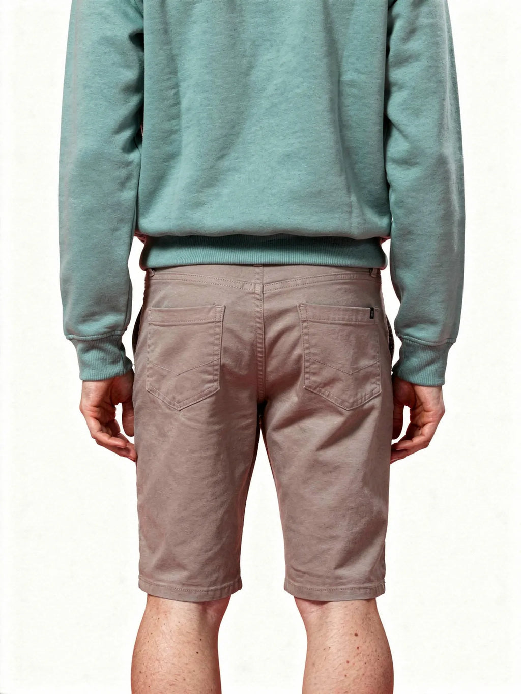 Bermuda de Sarja Masculina Bege Chino Lemier | Outlet do Jeans